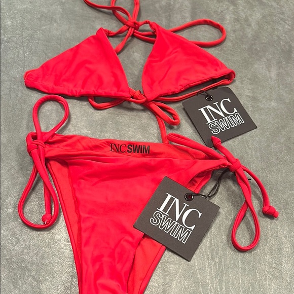 INC Red Bikini - Picture 2 of 4